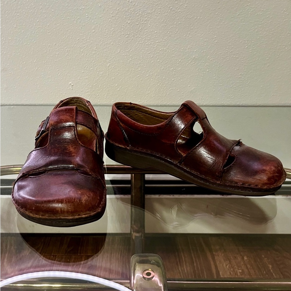 Birkenstock Dark Brown Leather Loafers